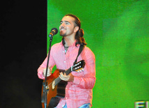 В Баку прошел концерт в поддержку Чемпионата мира по футболу среди девушек. Баку, Азербайджан, 06 июля 2012 г. 