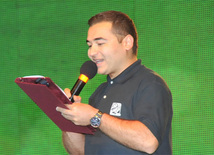 В Баку прошел концерт в поддержку Чемпионата мира по футболу среди девушек. Баку, Азербайджан, 06 июля 2012 г. 