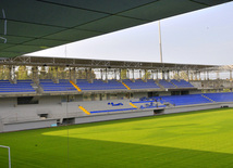 Stadionun 12 min yerlik olması nəzərdə tutulur. Bakı, Azərbaycan, 09 iyul 2012