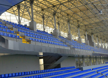 Stadionun 12 min yerlik olması nəzərdə tutulur. Bakı, Azərbaycan, 09 iyul 2012