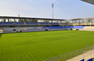 New stadium, which is under construction in 8th kilometer settlement in Baku is expected to be designed for 12,000 seats. Baku, Azerbaijan, July 09, 2012