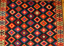 Age-old Azerbaijani carpets. Baku, Azerbaijan, Aug.10, 2012