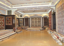 Azerbaijani carpets. Baku, Azerbaijan, Aug.10, 2012