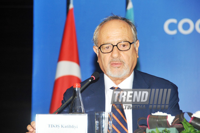 Second meeting of economy ministers of the Cooperation Council of Turkic Speaking States. Baku, Azerbaijan, Aug.14, 2012