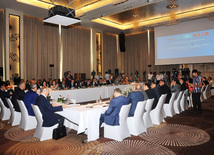 Second meeting of economy ministers of the Cooperation Council of Turkic Speaking States. Baku, Azerbaijan, Aug.14, 2012