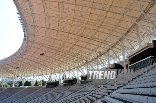 Tofig Bahramov Republican Stadium after major overhaul and reconstruction. Baku, Azerbaijan, Aug.17, 2012
