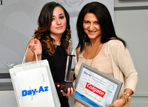 The winner of the survey "Best toothpaste" - "Colgate". Baku, Azerbaijan, Sep.04, 2012 