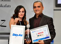 The winner of the survey "Best dishwasher" - "Bosch". Baku, Azerbaijan, Sep.04, 2012 