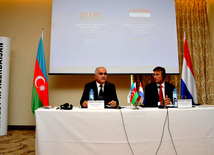 Signing ceremony of Azerbaijani-Dutch documents. Baku, Azerbaijan, Sep.13, 2012 