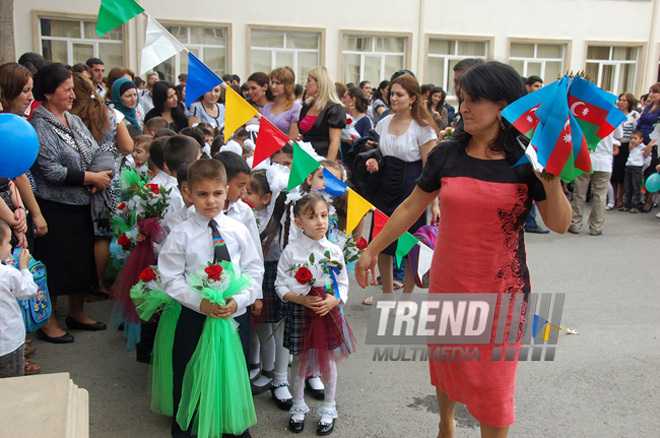 Azerbaijan marks Knowledge Day. Baku, Azerbaijan, Sept.15, 2012