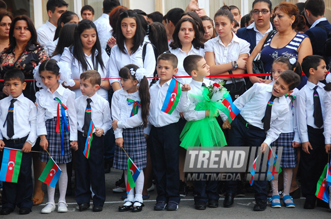 Azerbaijan marks Knowledge Day. Baku, Azerbaijan, Sept.15, 2012