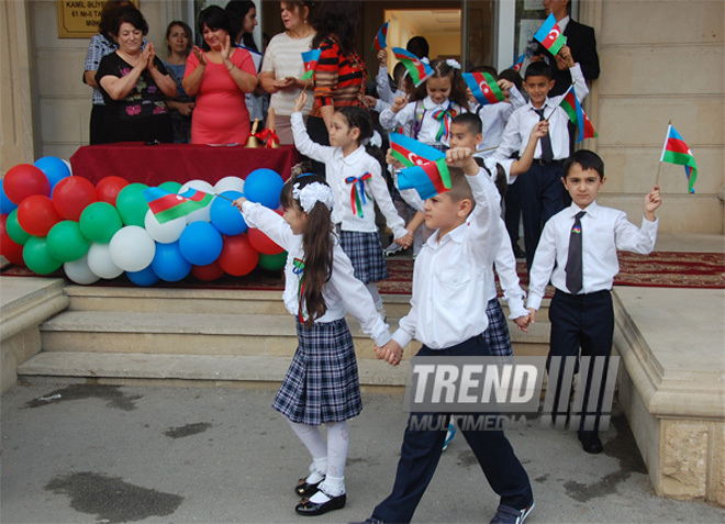 Azerbaijan marks Knowledge Day. Baku, Azerbaijan, Sept.15, 2012