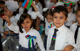 Azerbaijan marks Knowledge Day. Baku, Azerbaijan, Sept.15, 2012