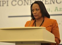 IPI Executive Director Alison Bethel McKenzie, Oil, Gas and Media Conference. Baku, Azerbaijan, Sep.18, 2012