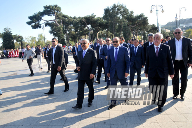 Azerbaijan celebrates Oil Workers Day, Baku, Azerbaijan, Sept.20, 2012