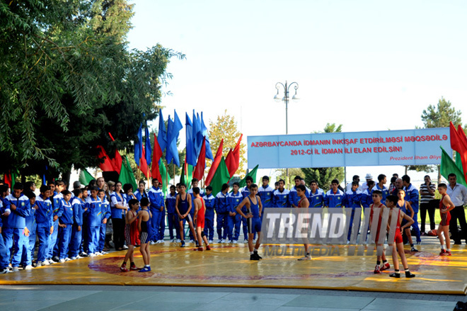 Azerbaijan celebrates Oil Workers Day, Baku, Azerbaijan, Sept.20, 2012