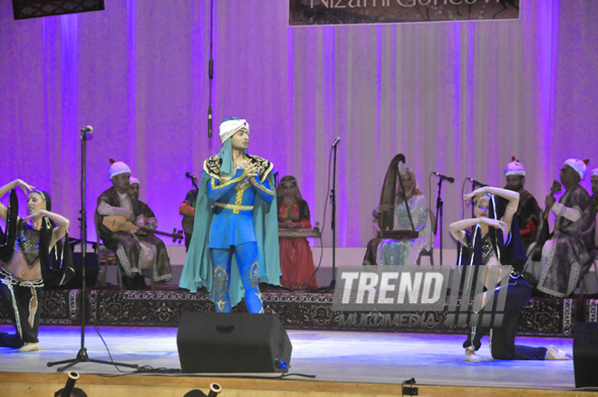 Solemn ceremony dedicated to 870th anniversary of Nizami Ganjavi. Baku, Azerbaijan, Oct.01, 2012