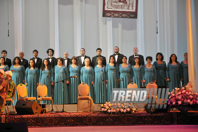 Solemn ceremony dedicated to 870th anniversary of Nizami Ganjavi. Baku, Azerbaijan, Oct.01, 2012