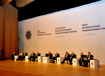 The 2nd Baku International Humanitarian Forum. Baku, Azerbaijan, Oct.04, 2012