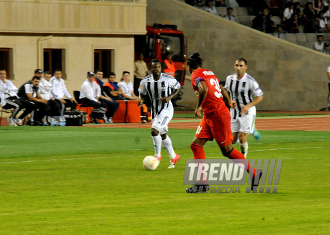 Azərbaycanın “Neftçi” futbol klubu ilə İtalyanın “İnter” klubu arasında Avropa Liqasının qrup mərhələsi çərçivəsində görüş. Bakı, Azərbaycan, 04 oktyabr 2012  