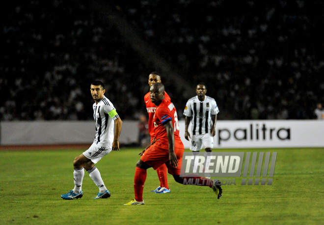 Azərbaycanın “Neftçi” futbol klubu ilə İtalyanın “İnter” klubu arasında Avropa Liqasının qrup mərhələsi çərçivəsində görüş. Bakı, Azərbaycan, 04 oktyabr 2012  