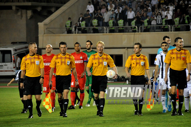 Azərbaycanın “Neftçi” futbol klubu ilə İtalyanın “İnter” klubu arasında Avropa Liqasının qrup mərhələsi çərçivəsində görüş. Bakı, Azərbaycan, 04 oktyabr 2012  