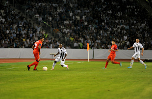 Azərbaycanın “Neftçi” futbol klubu ilə İtalyanın “İnter” klubu arasında Avropa Liqasının qrup mərhələsi çərçivəsində görüş. Bakı, Azərbaycan, 04 oktyabr 2012  