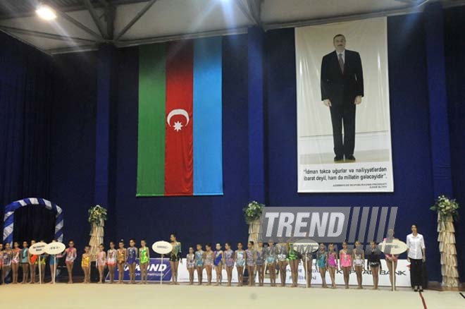 Bədii gimnastika üzrə 19-cu Bakı çempionatı. Bakı, Azərbaycan, 11 oktyabr 2012