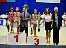 Bədii gimnastika üzrə 19-cu Bakı çempionatı. Bakı, Azərbaycan, 11 oktyabr 2012