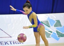 Bədii gimnastika üzrə 19-cu Bakı çempionatı. Bakı, Azərbaycan, 11 oktyabr 2012