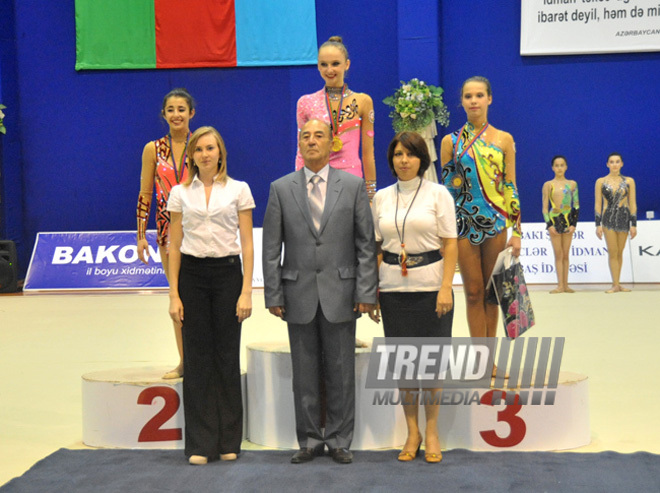 Bədii gimnastika üzrə 19-cu Bakı çempionatının ikinci günü. Bakı, Azərbaycan, 12 oktyabr 2012