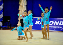 Bədii gimnastika üzrə 19-cu Bakı çempionatının ikinci günü. Bakı, Azərbaycan, 12 oktyabr 2012