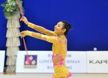 Bədii gimnastika üzrə 19-cu Bakı çempionatının ikinci günü. Bakı, Azərbaycan, 12 oktyabr 2012