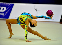 Bədii gimnastika üzrə 19-cu Bakı çempionatının ikinci günü. Bakı, Azərbaycan, 12 oktyabr 2012