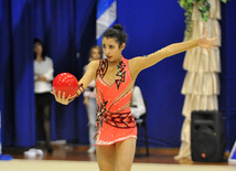 Bədii gimnastika üzrə 19-cu Bakı çempionatının ikinci günü. Bakı, Azərbaycan, 12 oktyabr 2012