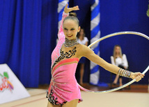 Bədii gimnastika üzrə 19-cu Bakı çempionatının ikinci günü. Bakı, Azərbaycan, 12 oktyabr 2012