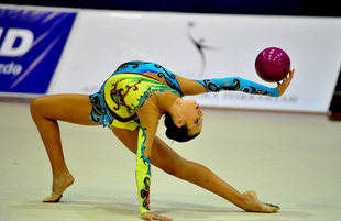 Bədii gimnastika üzrə 19-cu Bakı çempionatının ikinci günü. Bakı, Azərbaycan, 12 oktyabr 2012