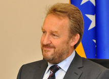 Chairman of the Presidency of Bosnia and Herzegovina Bakir Izetbegović. Baku, Azerbaijan, Oct.18, 2012