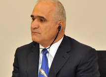 Economic Development Minister Shahin Mustafayev. Baku, Azerbaijan, Oct.18, 2012