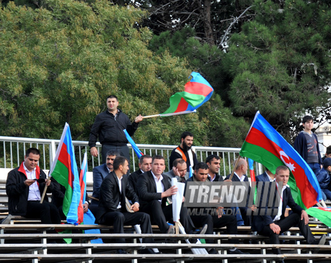 Bakıda "City Challenge" yarışlarının təsnifatlandırma sessiyası. Bakı, Azərbaycan, 26 oktyabr 2012
