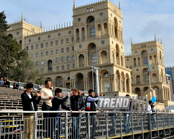 Bakıda "City Challenge" yarışlarının təsnifatlandırma sessiyası. Bakı, Azərbaycan, 26 oktyabr 2012
