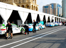 Bakıda "City Challenge" yarışlarının təsnifatlandırma sessiyası. Bakı, Azərbaycan, 26 oktyabr 2012
