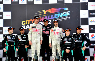 Стали известны победители финальных соревнований GT3 "City Challenge" в Баку. Азербайджан, 28 октября 2012 