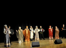 Baku hosts concert of folk ensemble "Russkie dikovinki" from Moscow. Azerbaijan, Oct.30, 2012