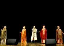 Baku hosts concert of folk ensemble "Russkie dikovinki" from Moscow. Azerbaijan, Oct.30, 2012