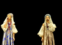 Baku hosts concert of folk ensemble "Russkie dikovinki" from Moscow. Azerbaijan, Oct.30, 2012