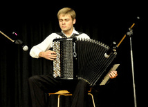 Baku hosts concert of folk ensemble "Russkie dikovinki" from Moscow. Azerbaijan, Oct.30, 2012