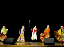 Baku hosts concert of folk ensemble "Russkie dikovinki" from Moscow. Azerbaijan, Oct.30, 2012