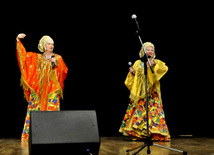 Baku hosts concert of folk ensemble "Russkie dikovinki" from Moscow. Azerbaijan, Oct.30, 2012