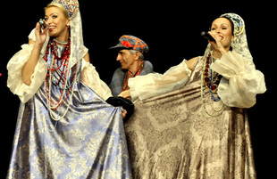 Baku hosts concert of folk ensemble "Russkie dikovinki" from Moscow. Azerbaijan, Oct.30, 2012